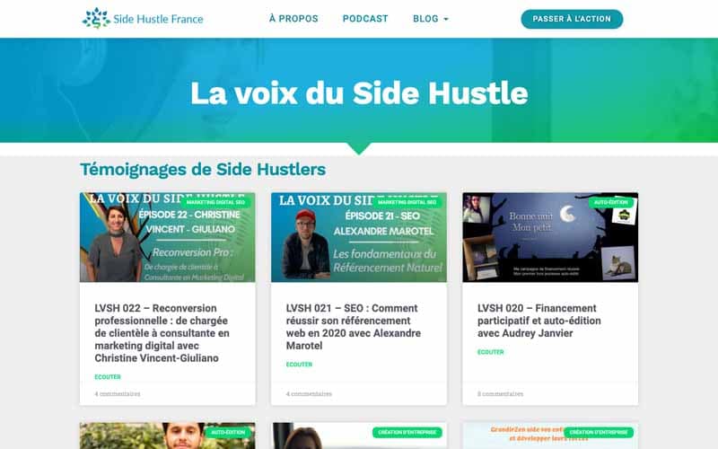 La voix du side hustle France