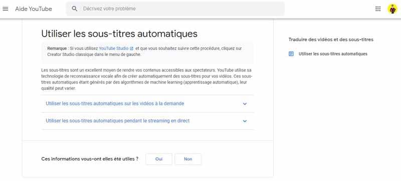 Corriger les sous titres de vos videos