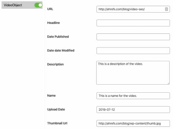 Ajouter des donnees structurees avec le plugin 5