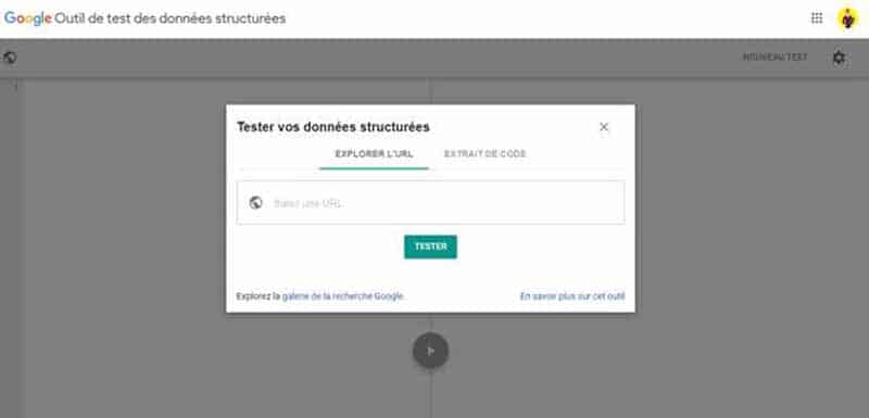 Tester les donnees structurees avec Google