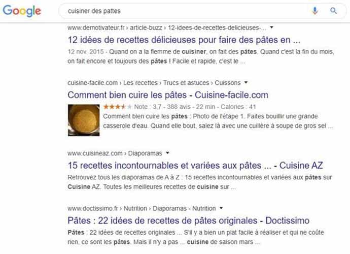 Resultat image plus attractif dans les SERPs