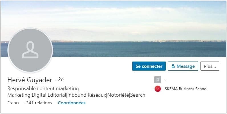 Profil LinkedIn Herve Gyader