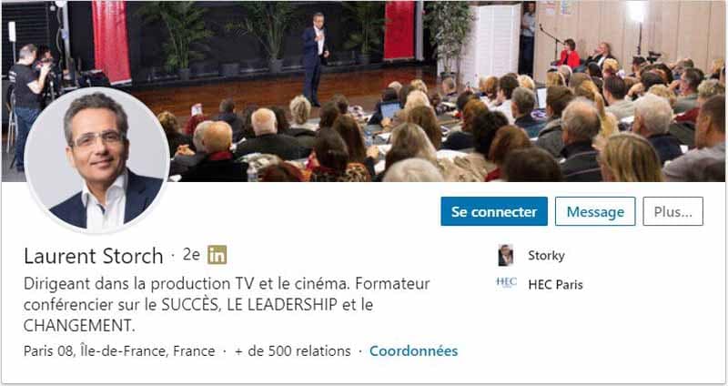 Profil LinkedIn Storch Laurent