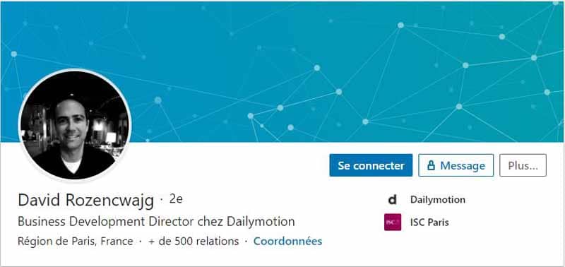 Profil LinkedIn David Rozencwaig