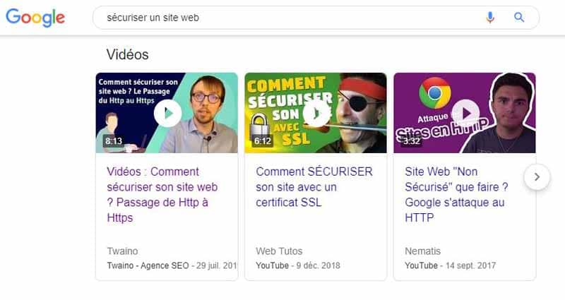 Video avec moins de vues qui se positionne dans Google