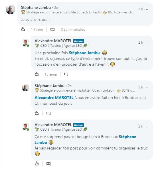 Discussions sur le LinkedIn Local Paris 4