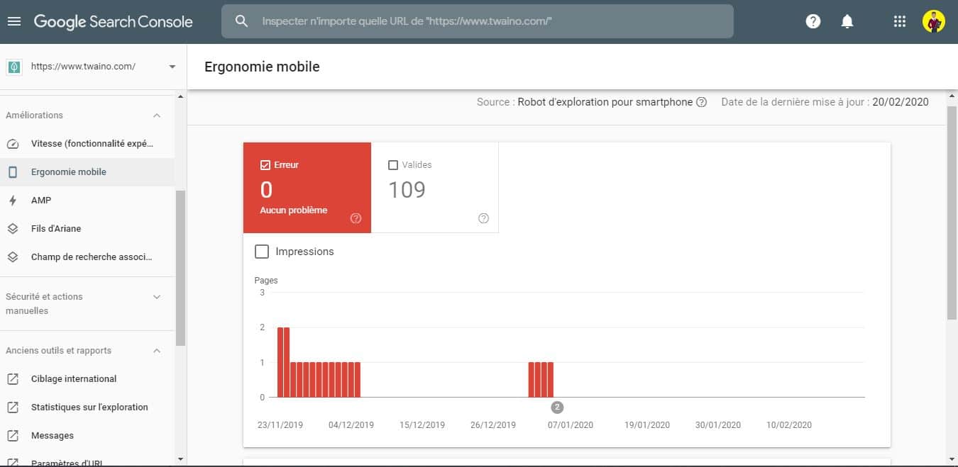 Trouver et reparer les erreurs concernant l ergonomie mobile dans GSC