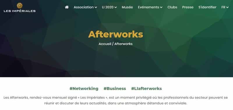 Evenement Afterworks de Les Imperiales