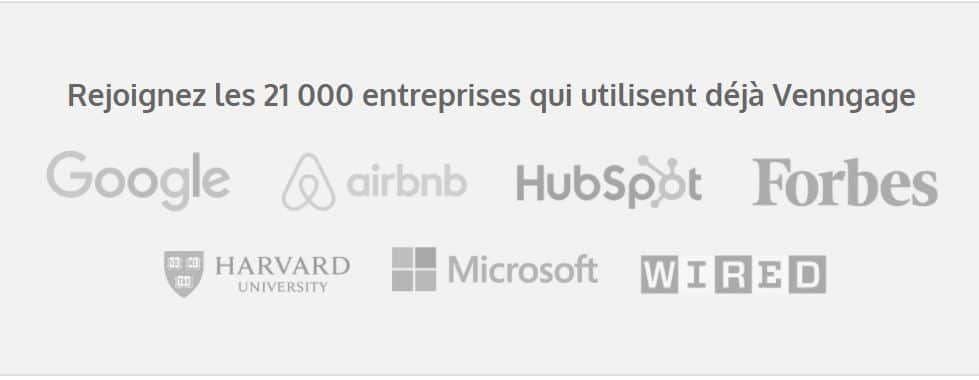 Les entreprises utilisant Venngage