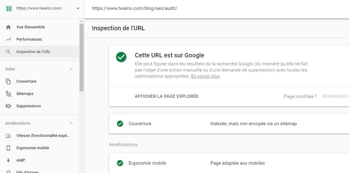 Demande d indexation d une page avec la Search Console 2