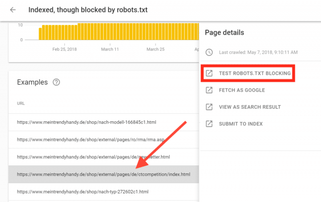 Resourdre un probleme d avertissement dans la Search Console 3