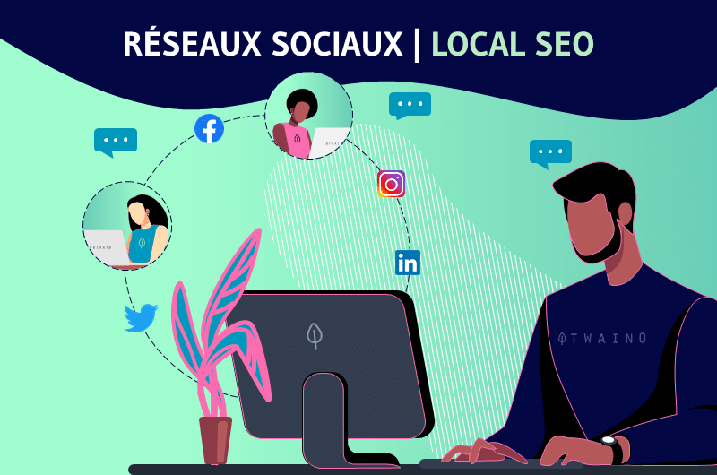 reseaux sociaux local SEO