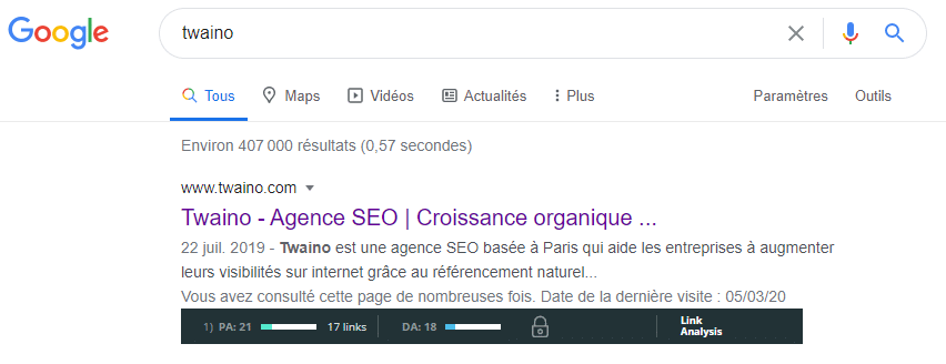 autorite de domaine local SEO