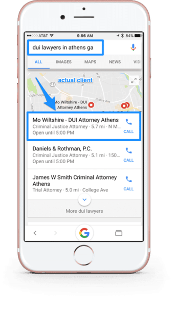 serp dui lawyers in athens ga local SEO