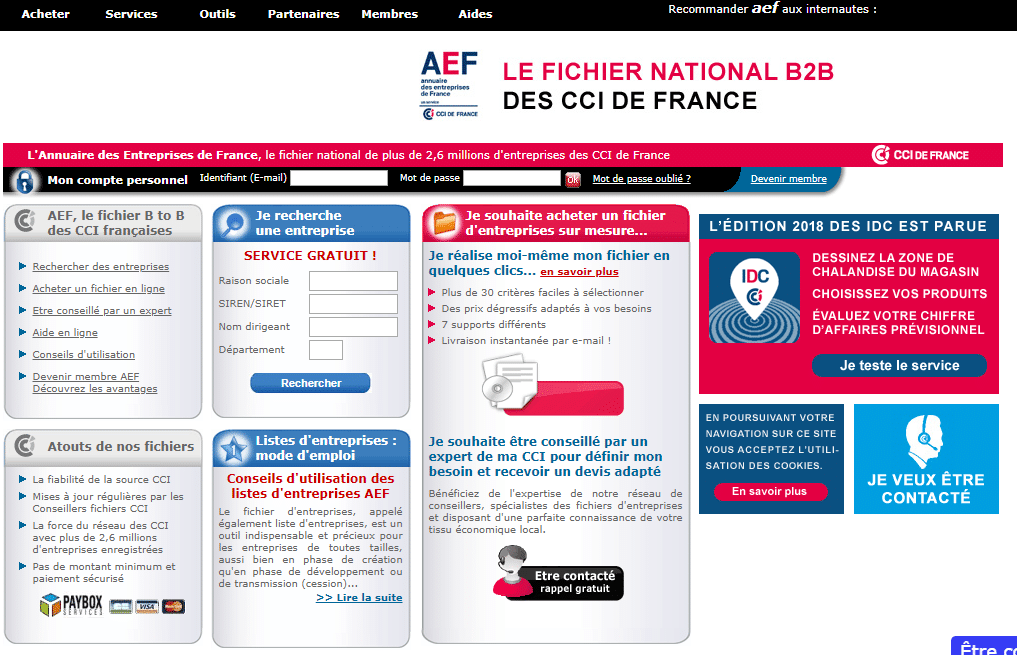 annuaire des entreprises de France local SEO