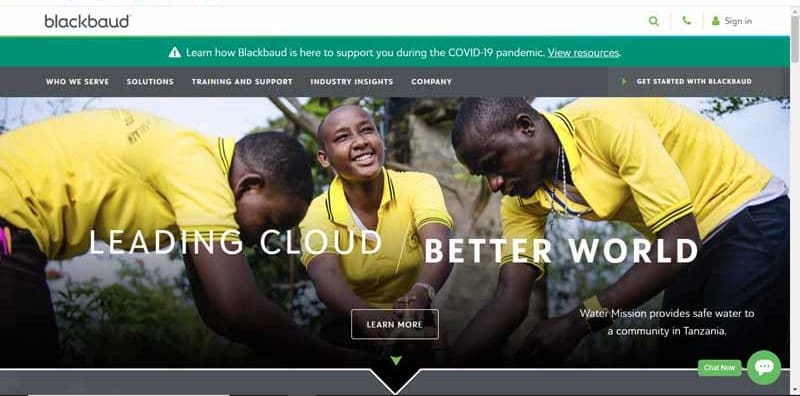 Blackbaud fournisseur de cloud computing au service des communautes sociales