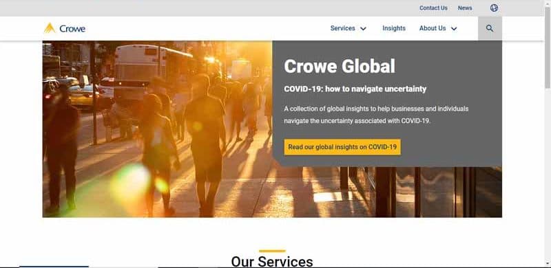 reseau multinational comptable Crowe Horwath