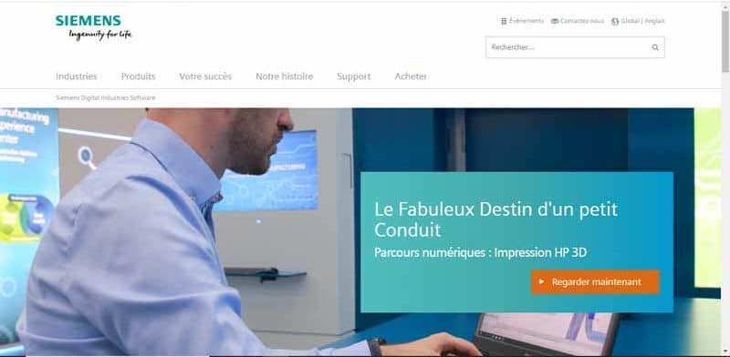 Siemens PLM Software societe specialiste des logiciels 3D et solutions PLM