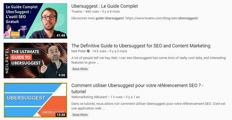 nommer correctement ses videos avec des mots cles precis et utilises aussi par les concurrents