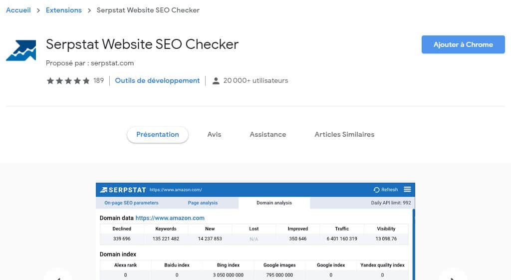 Serpstat Website SEO Checker