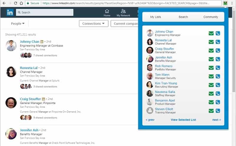 LinkedIn Email Finder permet de trouver des emails et des numeros de telephone sur n importe quel profil LinkedIn