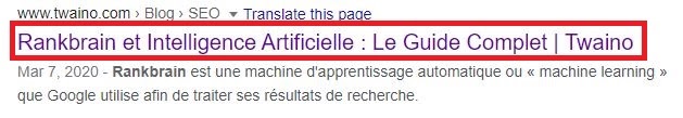 La balise Titre pour optimiser le titre d une page web