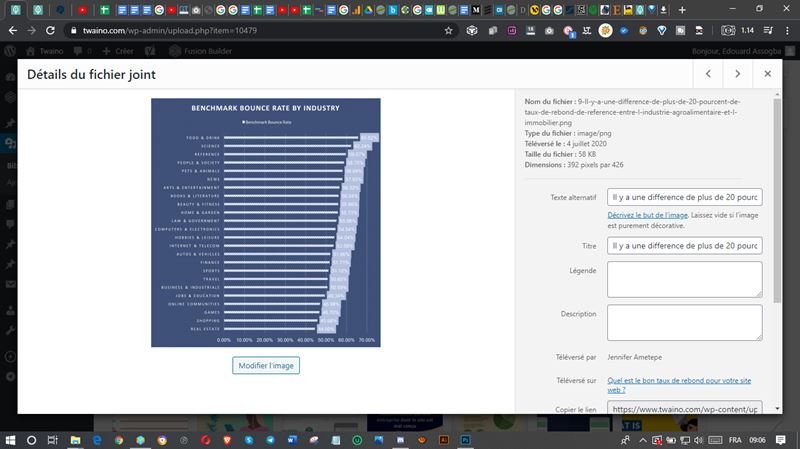 cliquer sur l image a modifier