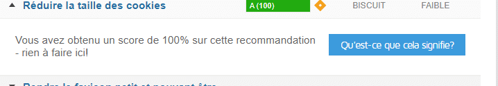 reduire la taille des cookies