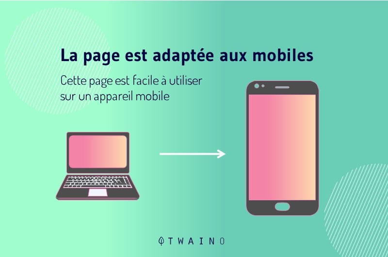 test reussi de site adapte au mobile