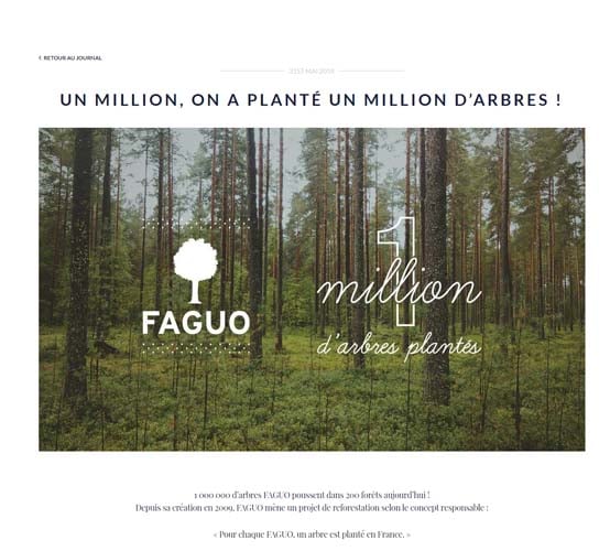 Un million d arbres