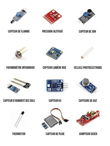 Les capteurs environnementaux