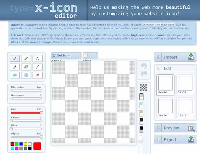 X-Icon Editor