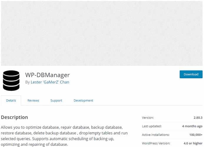 DB manager