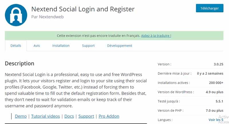 Nextend social Login