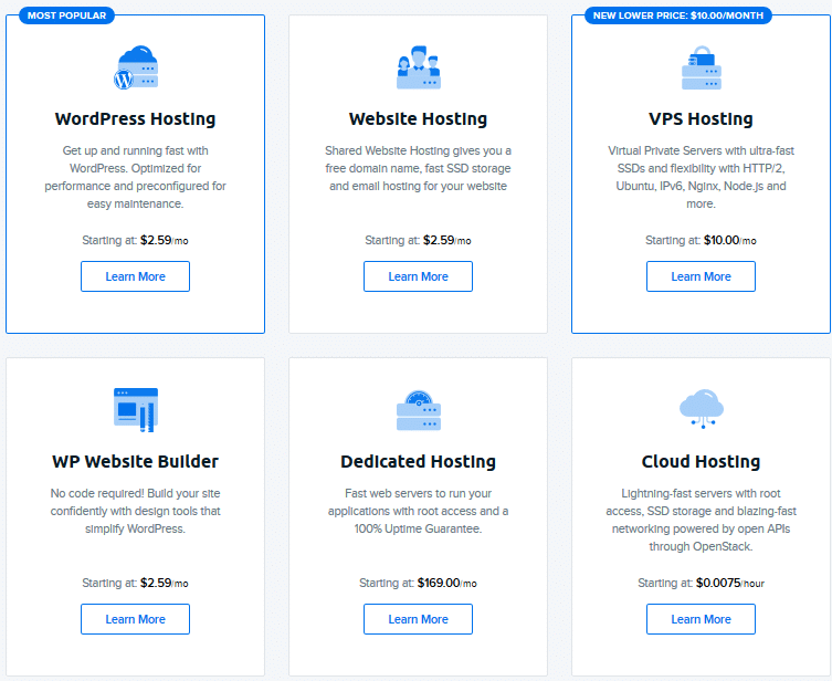 Tarif Dreamhost