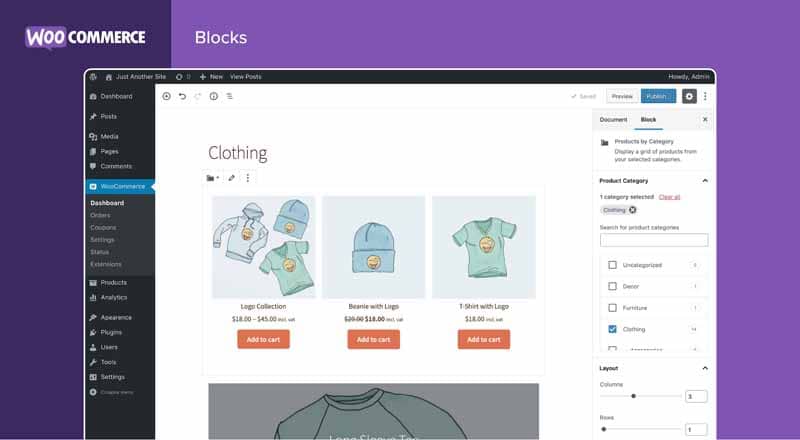 Woocommerce blocks