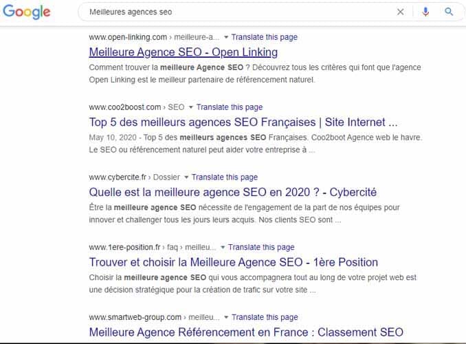 evitez de vouloir vous fier uniquement a Google ou aux listes top