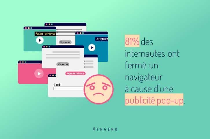  81 % des internautes ont ferme un navigateur a cause d une publicite pop up