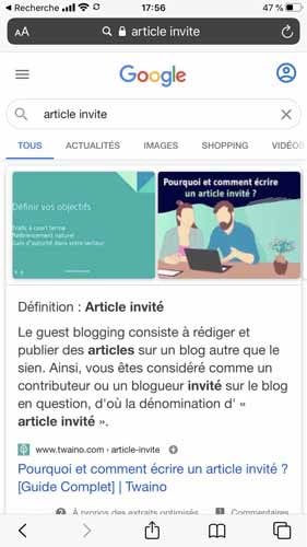 Les Featured Snippets