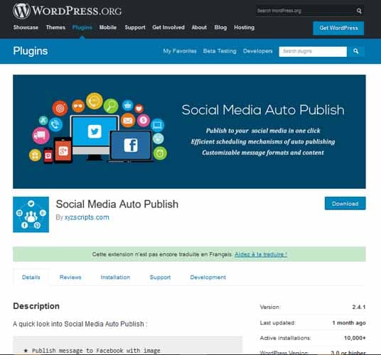 Social Media Auto Publish