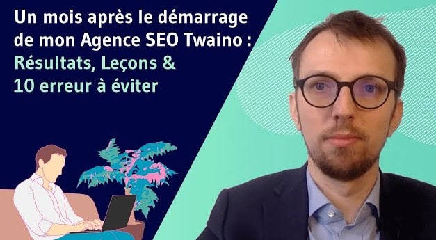 Résultats apres un mois de demarrage avec mon Agence SEO