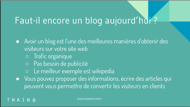 Faut il encore un blog aujourd hui