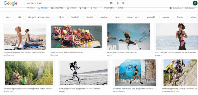 Google images vacance sport