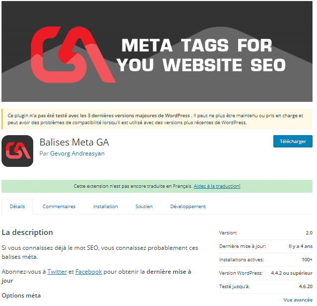 GA Meta Tags