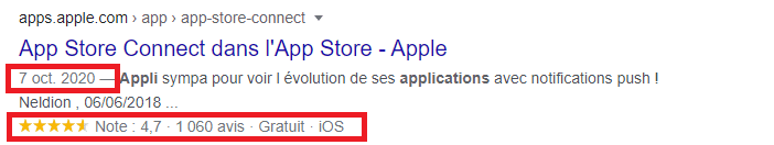 App store connect dans l apple store