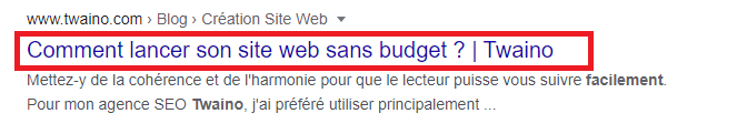 Comment lancer son site web sans budget Twaino