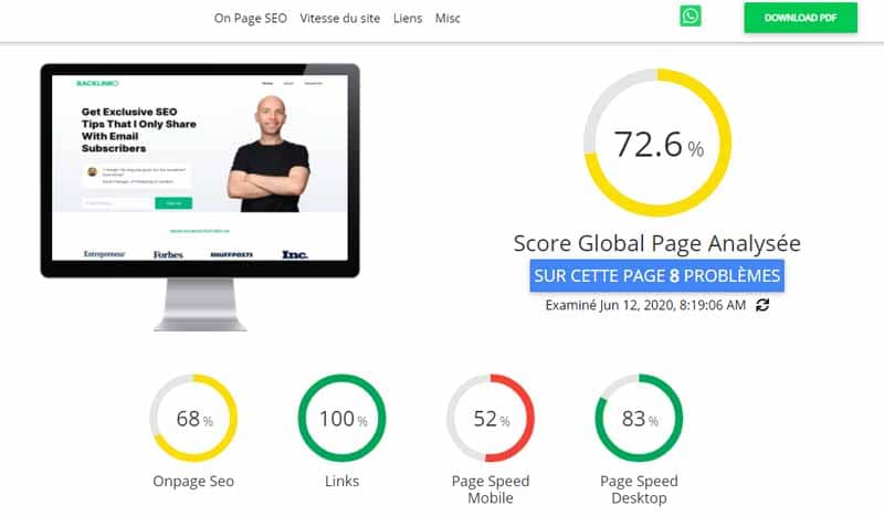 Analyse seo globale