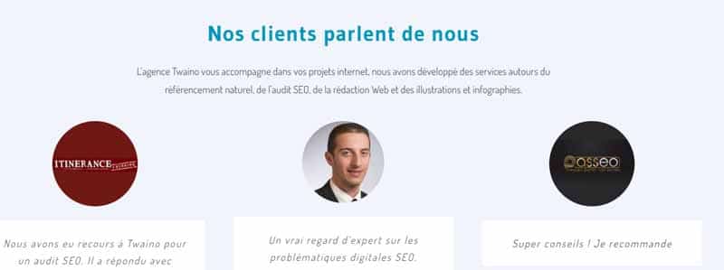 Nos clients parlent de nous