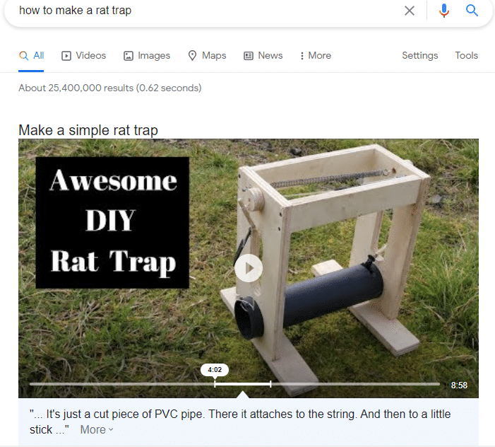 How to make a rat trap