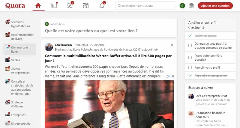 Quora comment le multimilliardaire warren buffet arrive t il a lire 500 pages par jour